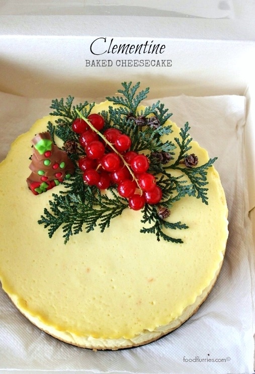Clementine Baked Cheesecake_foodflurries